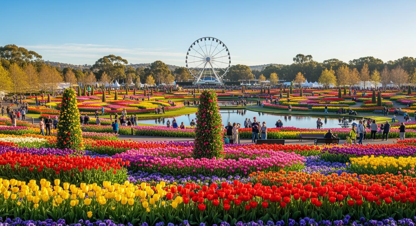 Lịch tổ chức, trải nghiệm và mẹo tham dự lễ hội hoa Floriade tại Canberra 2025